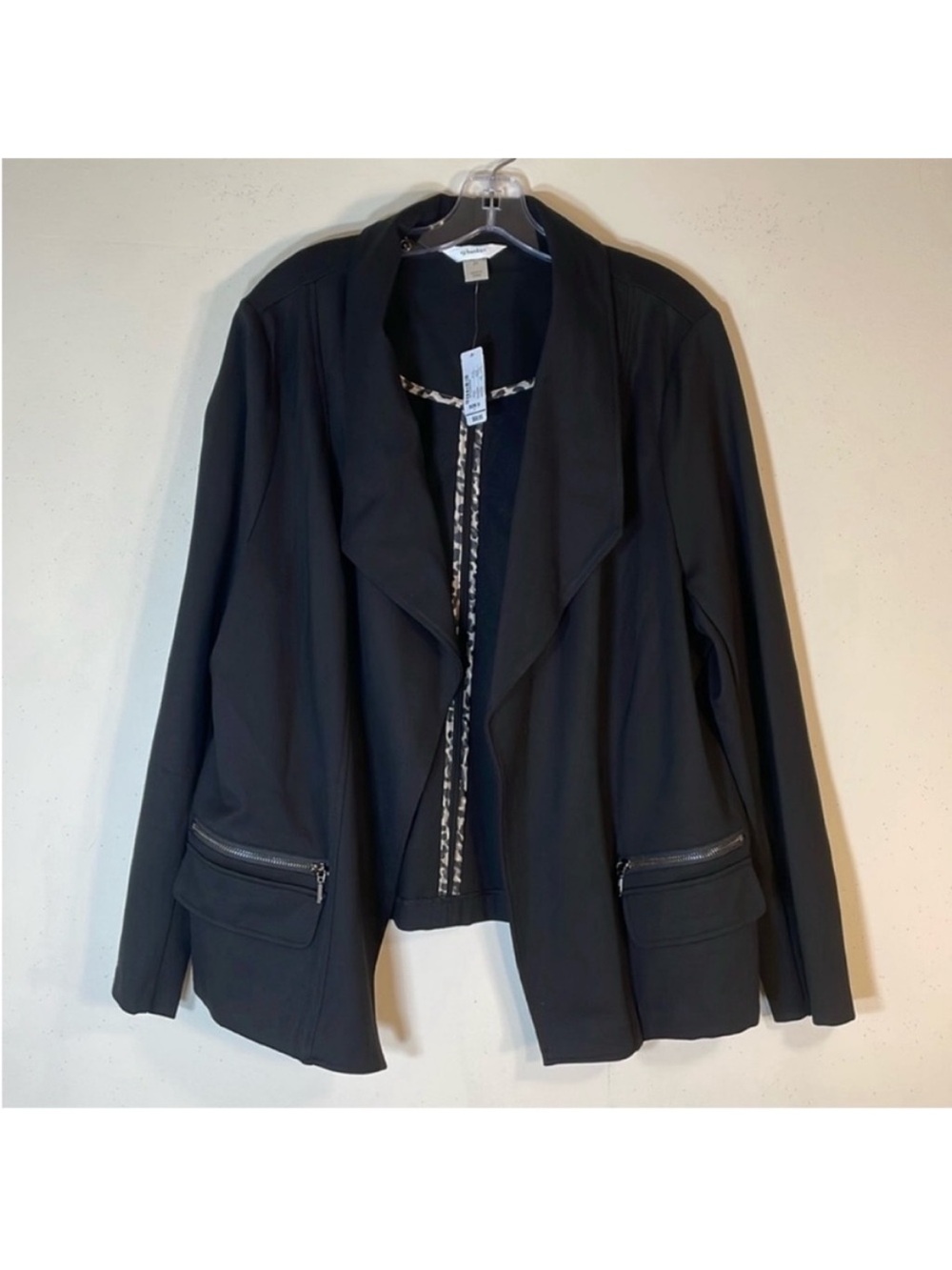 C J Banks Open Front One Layer Jacket. 2X. NWT.